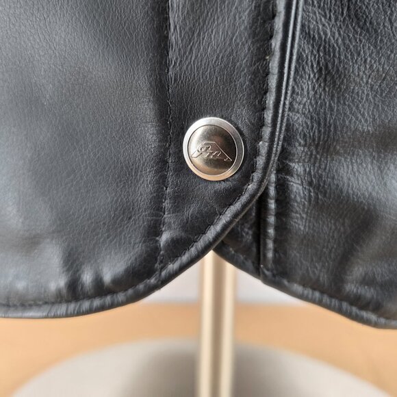 Vintage Harley Davidson Leather Biker Jacket Womens M Fringe Concho USA Made - Picture 7 of 15